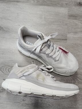 RBX Women's White Gray Athletic Sneakers